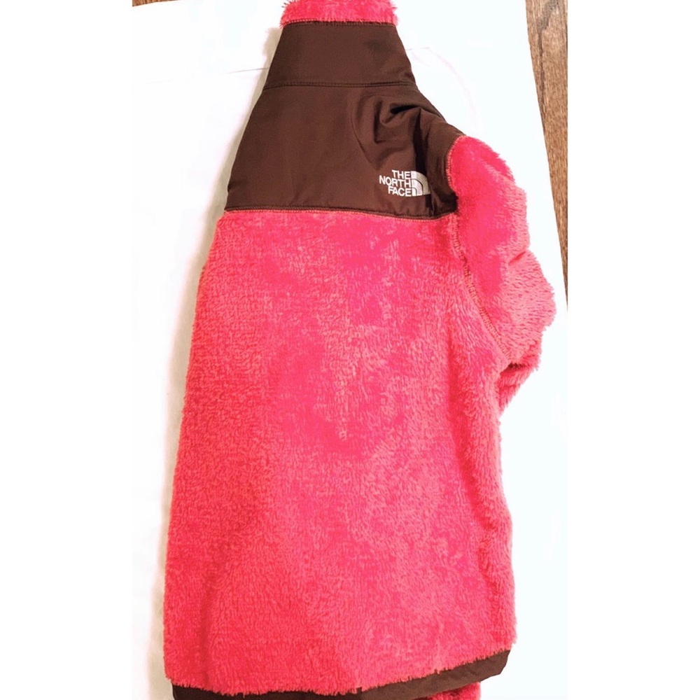 North face pink and brown jacket